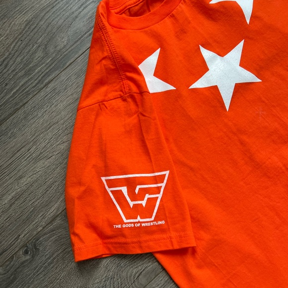 WWF/WWE Orange Macho Many Randy Savage Shirt - Picture 2 of 4